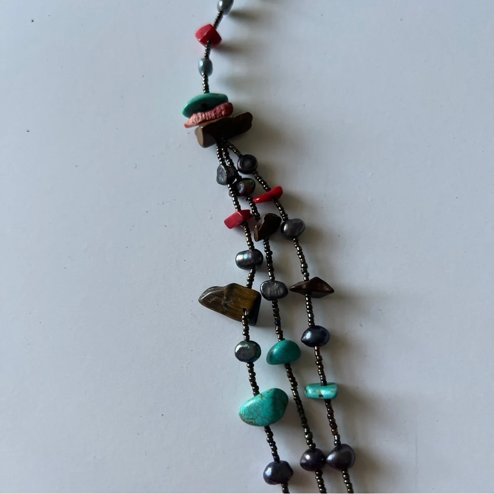 Symphony of Stones Layered Necklace J18